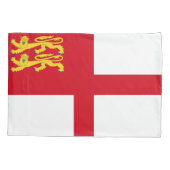 Flagge von Sark Kissenbezug (Rückseite)