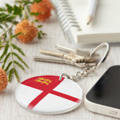 Flagge von Sark Schlüsselanhänger (Vorderseite rechts)