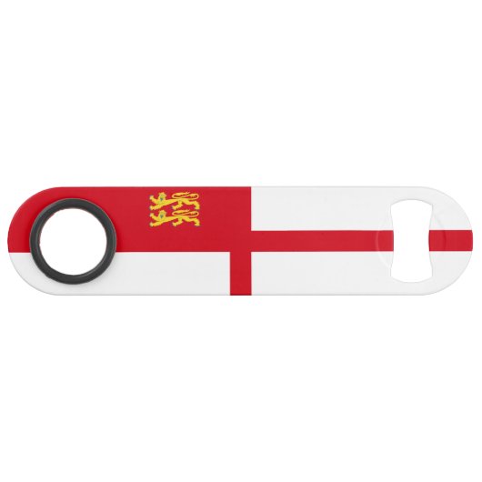 Flagge von Sark Speed Flaschenöffner (Vorderseite (Horizontal))