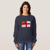 Flagge von Sark Sweatshirt (Vorne ganz)