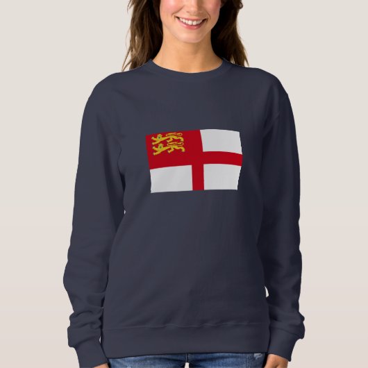 Flagge von Sark Sweatshirt (Vorderseite)