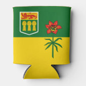 Flagge von Saskatchewan (KANADA) Dosenkühler (Vorderseite)