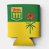 Flagge von Saskatchewan (KANADA) Dosenkühler (Rückseite)