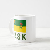 Flagge von Saskatchewan (KANADA) Kaffeetasse (Vorderseite Links)