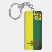 Flagge von Saskatchewan (KANADA) Schlüsselanhänger (Vorderseite links)