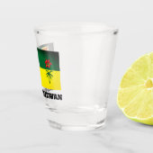 Flagge von Saskatchewan (KANADA) Schnapsglas (Rechts)
