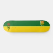 Flagge von Saskatchewan (KANADA) Skateboard (Horizontal)
