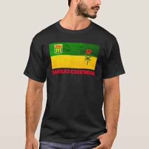 Flagge von Saskatchewan (KANADA) T-Shirt