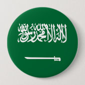 Flagge von Saudi-Arabien Button (Vorderseite)