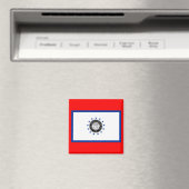 Flagge von Savannah (Georgien) Magnet (In Situ (Geschirrspüler))