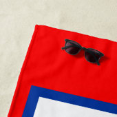 Flagge von Savannah (Georgien) Strandtuch (Beispiel)