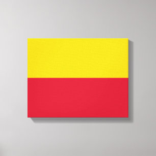 Flagge von Schagen Leinwanddruck