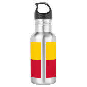 Flagge von Schagen Trinkflasche (Rückseite)