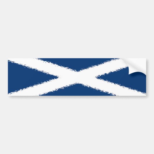 Flagge von Schottland Autoaufkleber (Vorne)