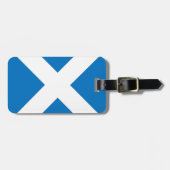 Flagge von Schottland Gepäckanhänger (Vorderseite horizontal)