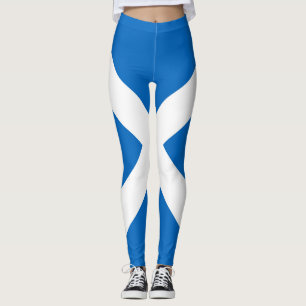 Flagge von Schottland oder von Saltire Leggings