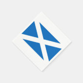 Flagge von Schottland Papier Napkins Serviette (Ecke)