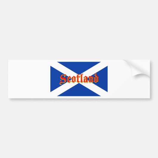 Flagge von Schottland Salreifen - Hochwertiges Ima Autoaufkleber (Vorne)