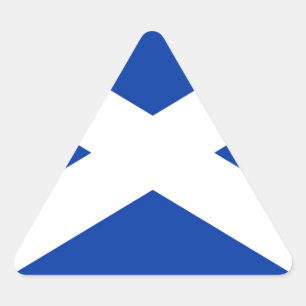 Flagge von Schottland Salreifen - Hochwertiges Ima Dreieckiger Aufkleber