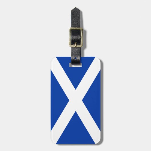 Flagge von Schottland Salreifen - Hochwertiges Ima Gepäckanhänger (Vorderseite vertikal)