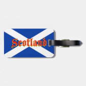 Flagge von Schottland Salreifen - Hochwertiges Ima Gepäckanhänger (Rückseite horizontal)