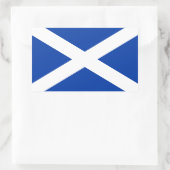Flagge von Schottland Salreifen - Hochwertiges Ima Rechteckiger Aufkleber (Tasche)