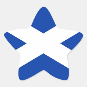 Flagge von Schottland Salreifen - Hochwertiges Ima Stern-Aufkleber