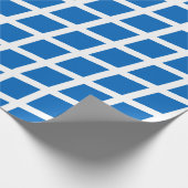 Flagge von Schottland - schottische Flagge Geschenkpapier (Ecke)
