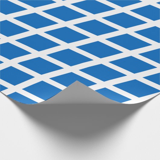 Flagge von Schottland - schottische Flagge Geschenkpapier (Ecke)