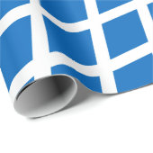 Flagge von Schottland - schottische Flagge Geschenkpapier (Rolleneckpunkt)