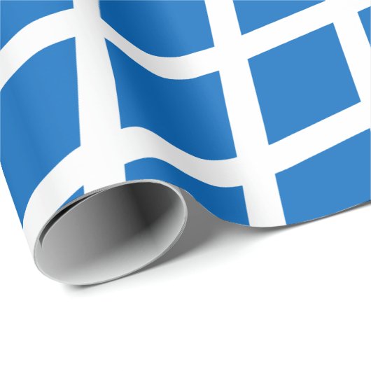 Flagge von Schottland - schottische Flagge Geschenkpapier (Rolleneckpunkt)