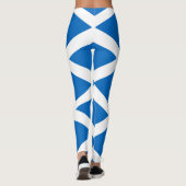 Flagge von Schottland - schottische Flagge Leggings (Rückseite)