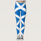 Flagge von Schottland - schottische Flagge Leggings (Vorderseite)