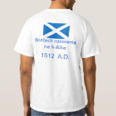 FLAGGE VON SCHOTTLAND T-Shirt (Rückseite)