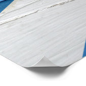 Flagge von Schottland Wettered Poster (Ecke)