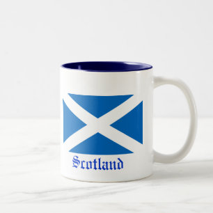 Flagge von Schottland Zweifarbige Tasse