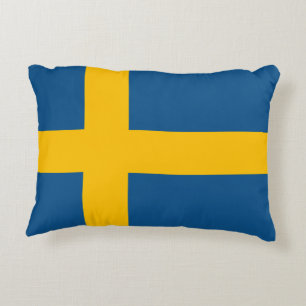 Flagge von Schweden Dekokissen