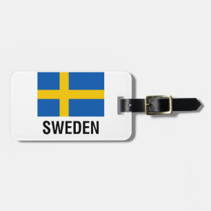 FLAGGE von SCHWEDEN Gepäckanhänger