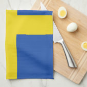 Flagge von Schweden Geschirrtuch (Viertel Falte)