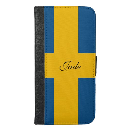 Flagge von Schweden iPhone 6/6s Plus Geldbeutel Hülle