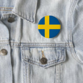 Flagge von Schweden-Knopf Button (Beispiel)