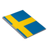 Flagge von Schweden Notizblock (Rechte Seite)