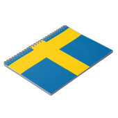 Flagge von Schweden Notizblock (Linke Seite)
