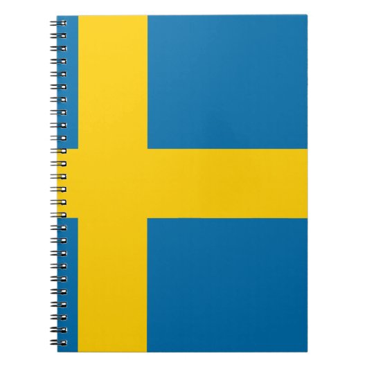 Flagge von Schweden Notizblock (Vorderseite)