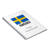 FLAGGE von SCHWEDEN Notizblock (Rechte Seite)