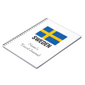FLAGGE von SCHWEDEN Notizblock (Linke Seite)