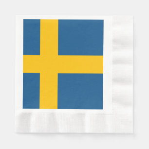 Flagge von Schweden Serviette