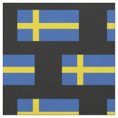 Flagge von Schweden Stoff (Nahaufnahme)