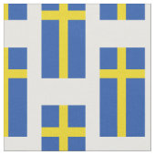Flagge von Schweden Stoff (Nahaufnahme)