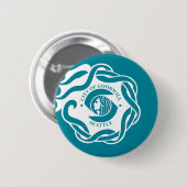 Flagge von Seattle (Washington) Button (Vorne & Hinten)